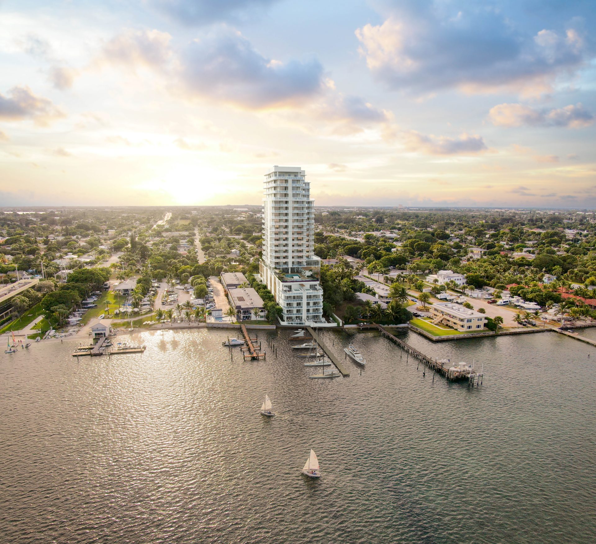 Alba Palm Beach aerial