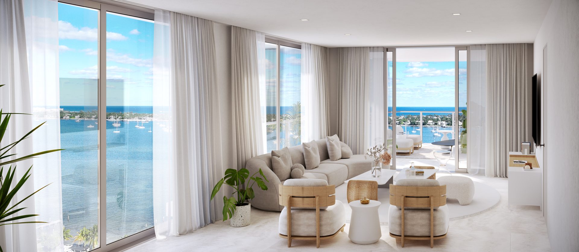 Alba Palm Beach living room