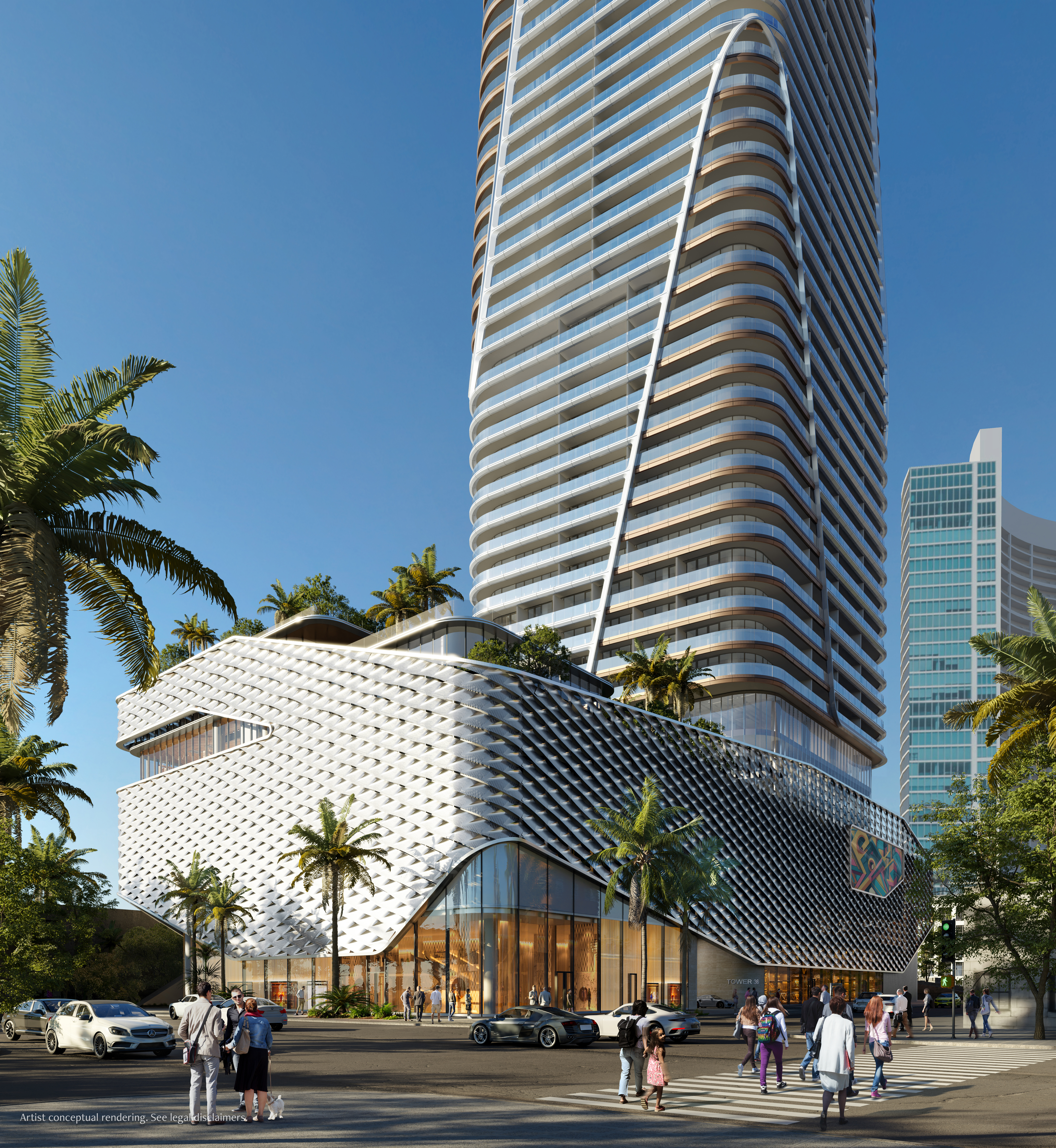 Anantara Residences Miami exterior architectural rendering