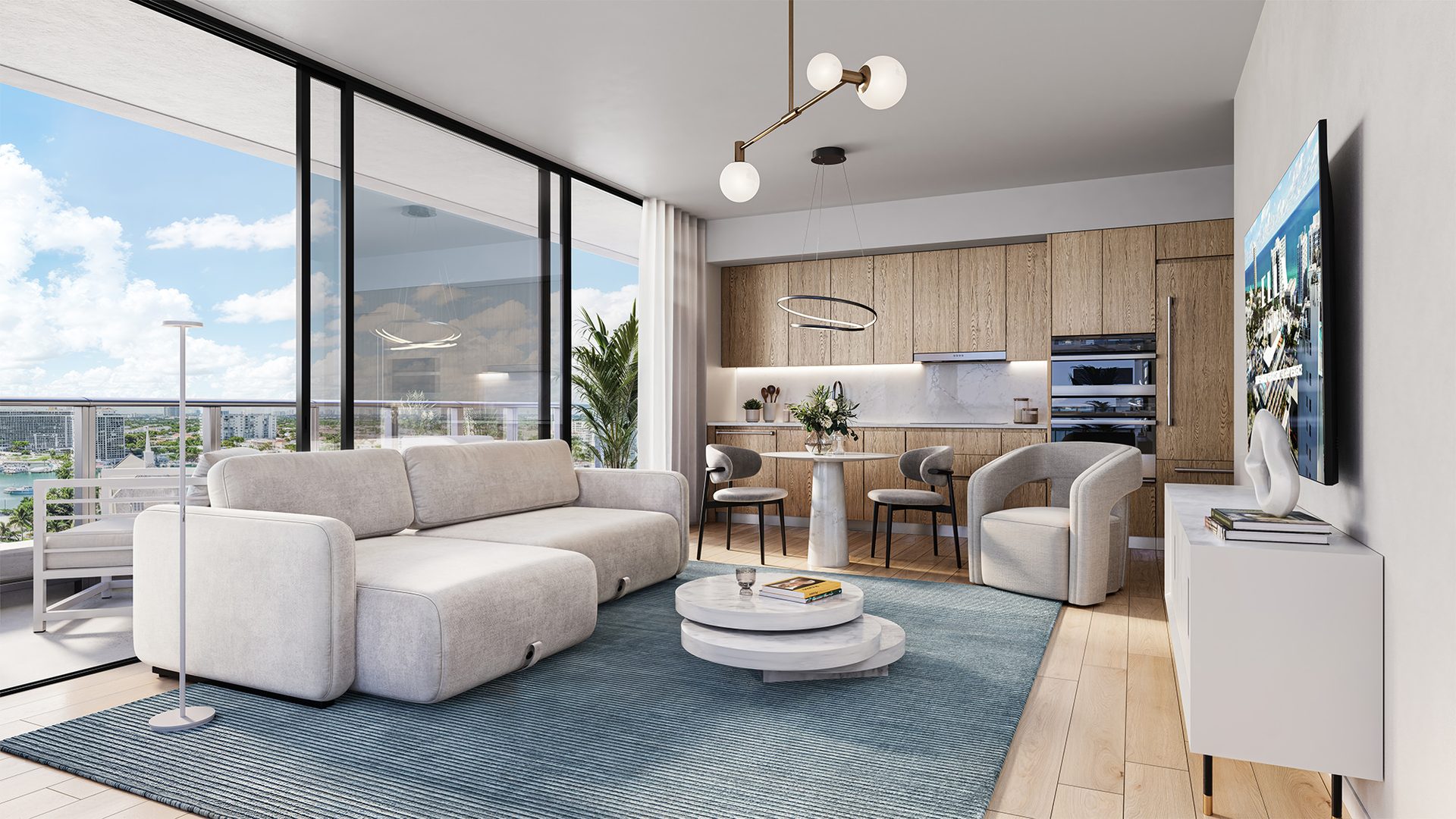 Ella Miami Beach bedroom with beach club access