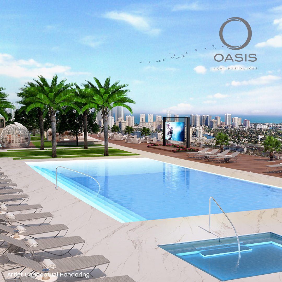 Oasis Hallandale tower rendering